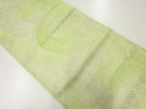 アンティーク　線描き模様織出し袋帯（材料）